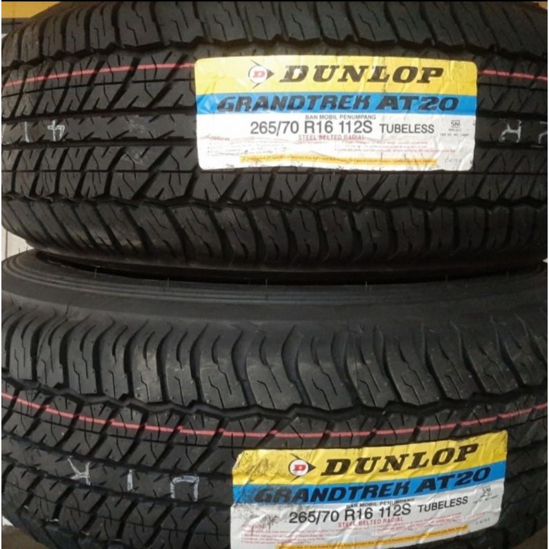 Jual Ban Dunlop Grandtrek AT20 265/70/R16 | Shopee Indonesia