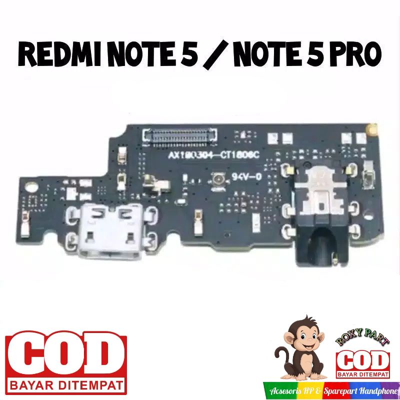 Jual BOARD PAPAN CAS KONEKTOR CONEKTOR CHARGER HP XIAOMI REDMI NOTE 5