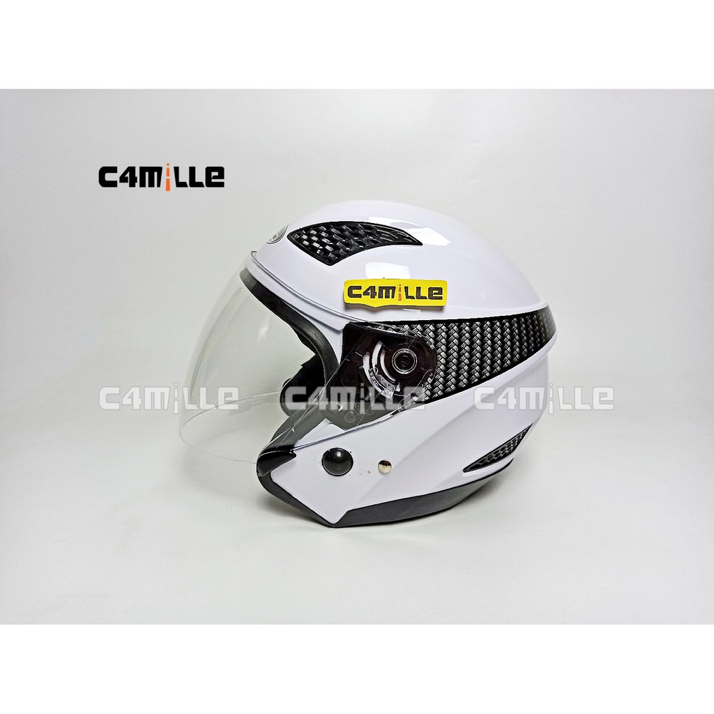 Jual Helm Arl Model Zeus Polos Half Face Shopee Indonesia