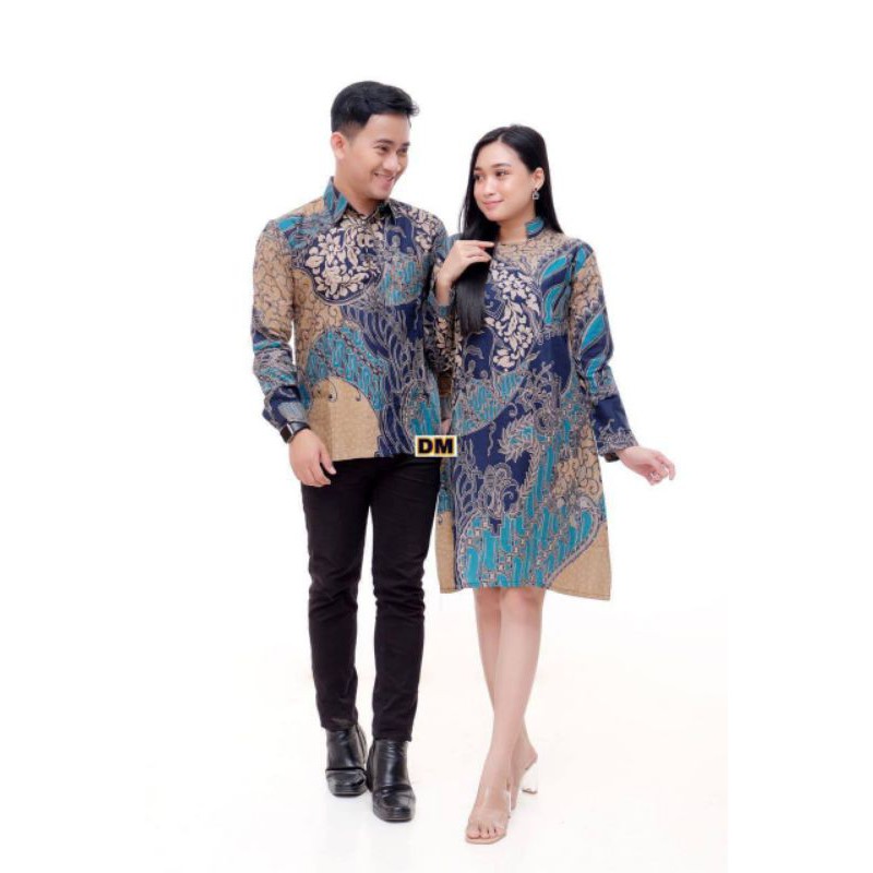 Jual COUPLE BATIK BUNGA MEKAR||SERAGAM KANTOR/KERJA | Shopee Indonesia