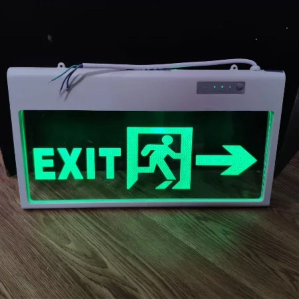 Jual lampu emergency exit acrylic led exit emergency bening Murah ...