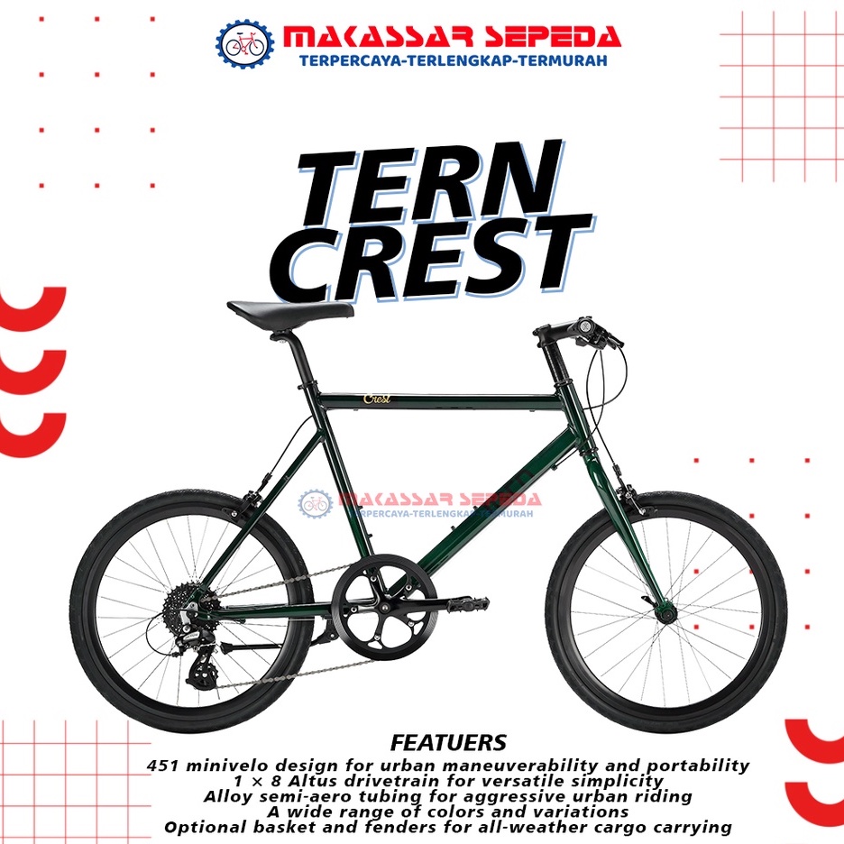 Tern crest mini discount velo