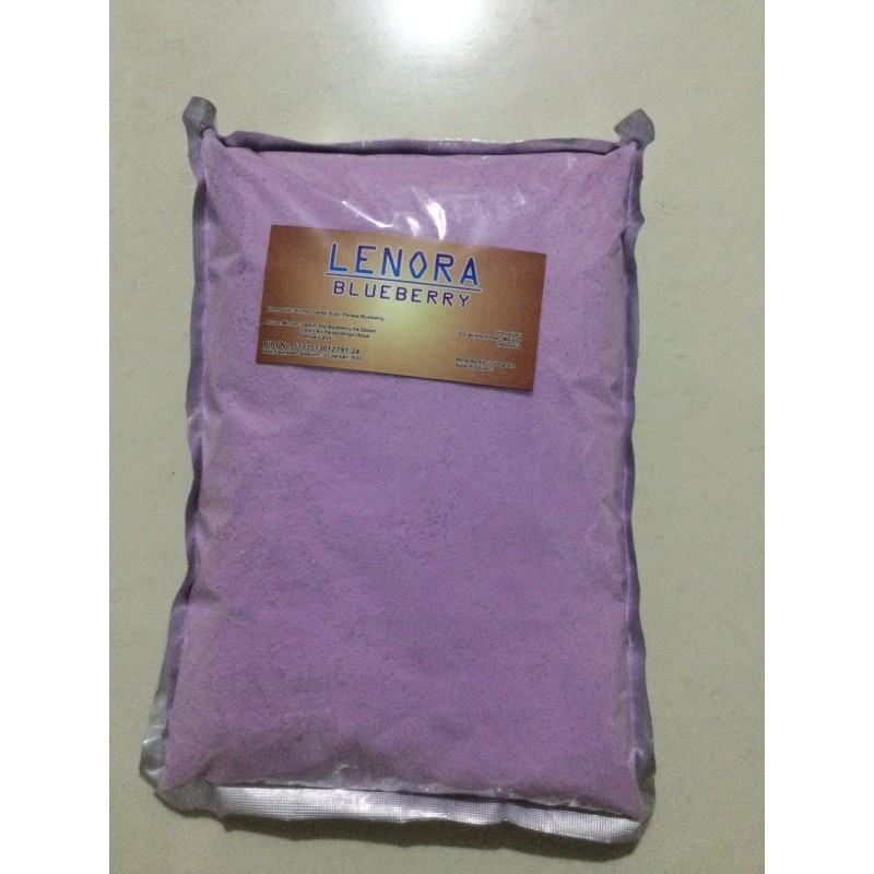 Jual Lenora Powder 1kg (Blueberry) | Shopee Indonesia