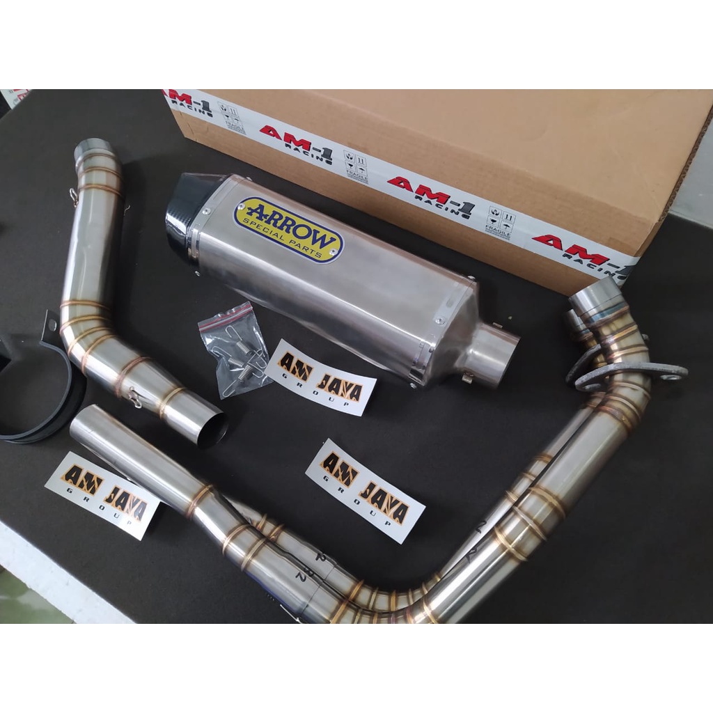 Jual Knalpot Racing Arrow Yamaha R25 R 25 Mt25 Mt 25 Kawasaki Ninja 250 ...