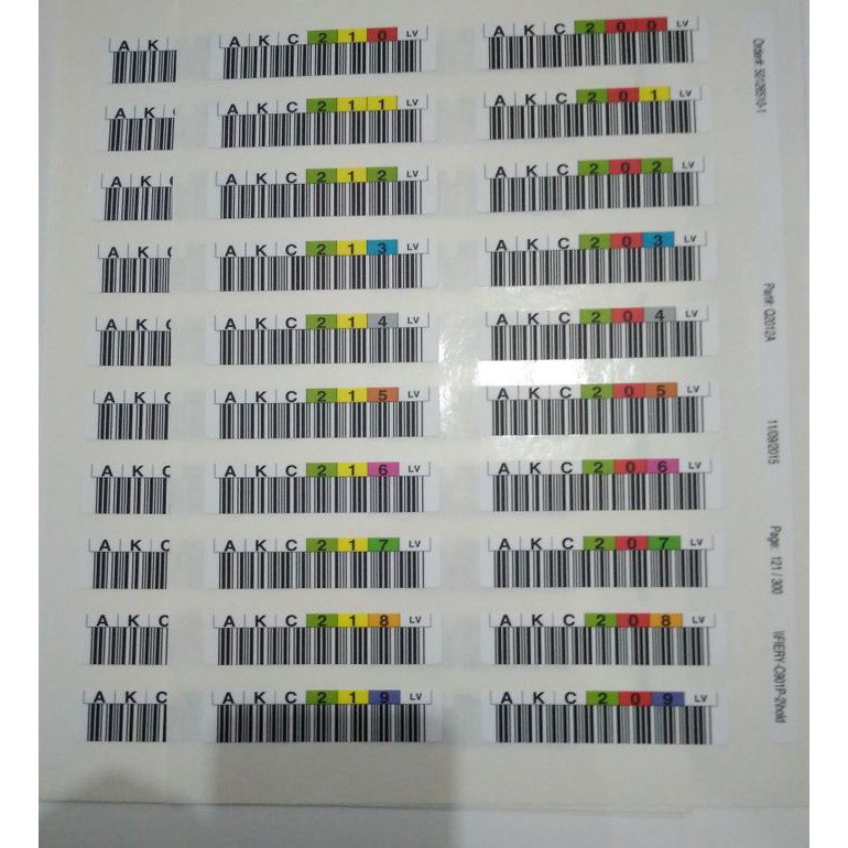 Jual Barcode Label LTO 5 - 6 CH Vertical | Shopee Indonesia