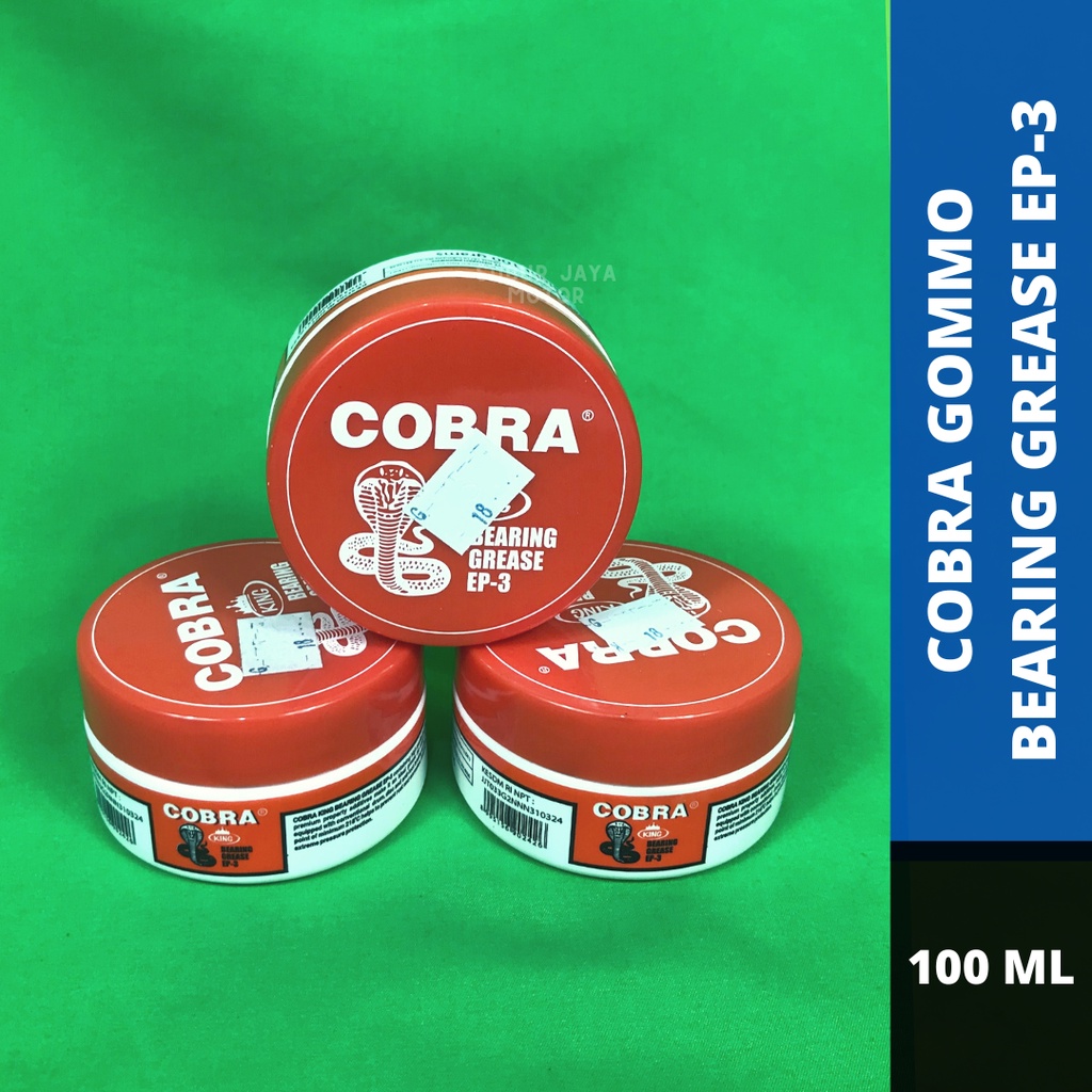 Jual GREASE BEARING COBRA KING EP3 100 GRAM / GEMUK BEARING STAMPEDE