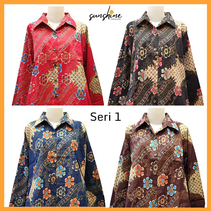 Jual Kemeja Batik Wanita Jumbo | Shopee Indonesia