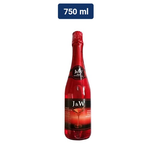 Jual J&W Sparkling Cocktail Red Soft Drink 750 mL Shopee Indonesia