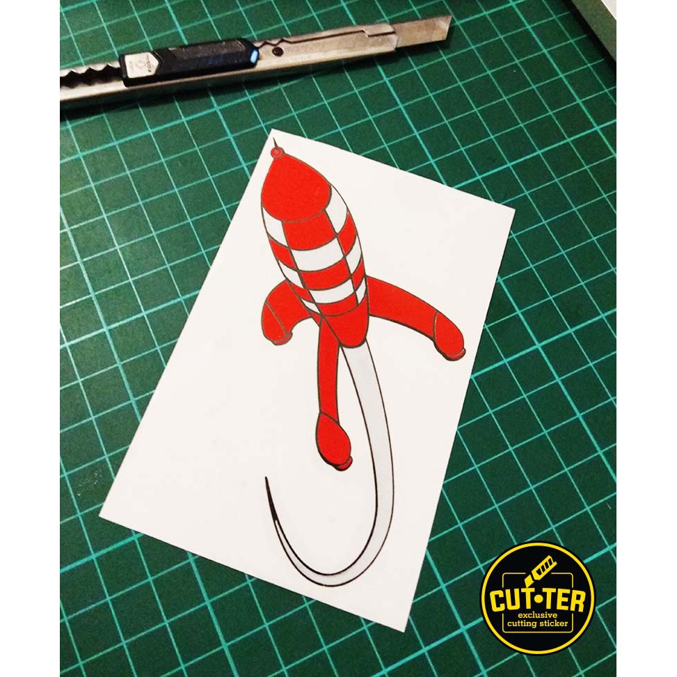 Jual cutting sticker ROCKET tintin | Shopee Indonesia