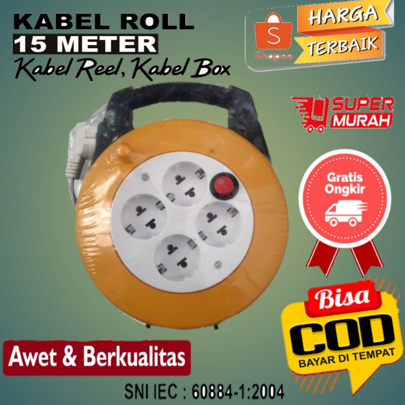 Jual Kabel Roll Kabel Olor Kabel Gulung Kabel Roll Switch On Off Reida 10 Meter 15 Meter