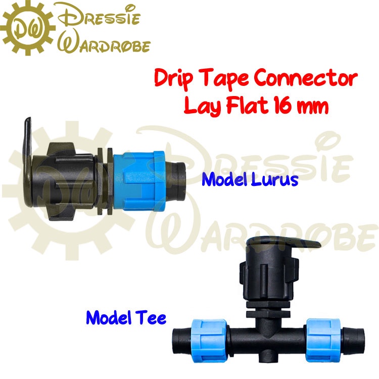 Jual Drip Tape Connector Konektor Selang Irigasi Tetes Lay Flat Layflat