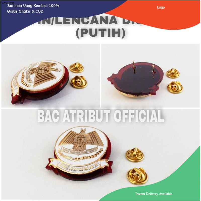 Jual PIN / LENCANA DISHUB PUTIH LATAR AKRILIK LOGAM ORIGINAL | Shopee ...