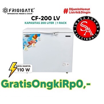 Jual Chest Freezer 200 Liter Frigigate Type: F-200LV (Khusus Daerah ...
