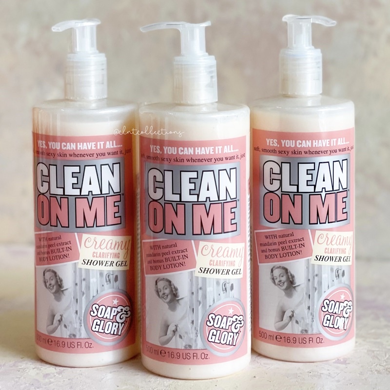 Jual Soap & Glory CLEAN ON ME Creamy Shower Gel 500ml Shopee Indonesia