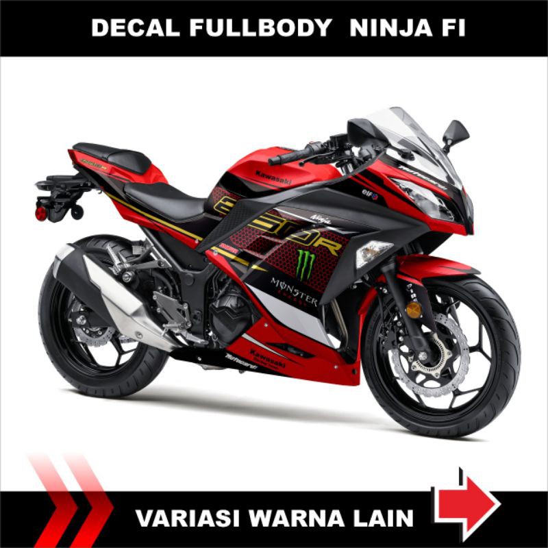 Jual DECAL NINJA 250 FI OLD STICKER FULL BODY MOTOR KAWASAKI NINJA 250 FI STOCK DECALS NINJA FI 250 OLD Shopee Indonesia