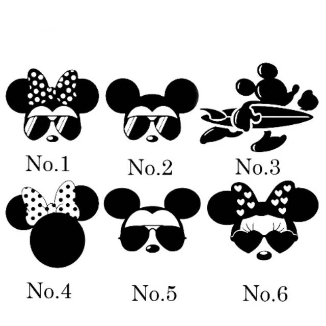 Jual STIKER MOBIL CUTTING STICKER MICKEY MOUSE KACA /BODY MOBIL LAPTOP ...