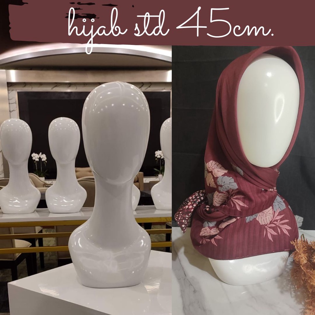Jual Manekin kepala | Patung Kepala Hijab | Patung Hijab | Manekin