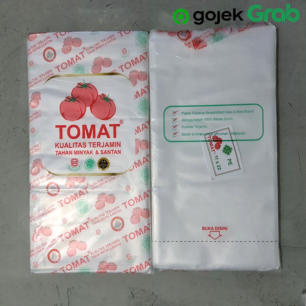 Jual Kantong Plastik PE Buram 11 X 22 Cm 1 2kg Tomat Tahan Minyak Santan Shopee Indonesia