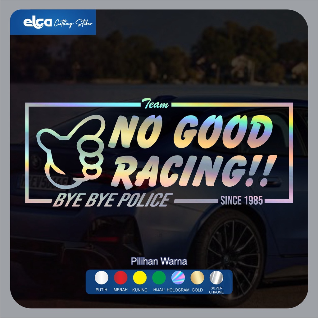 Jual STIKER CUSTING CUSTOM LOOK NO GOOD RACING | Shopee Indonesia