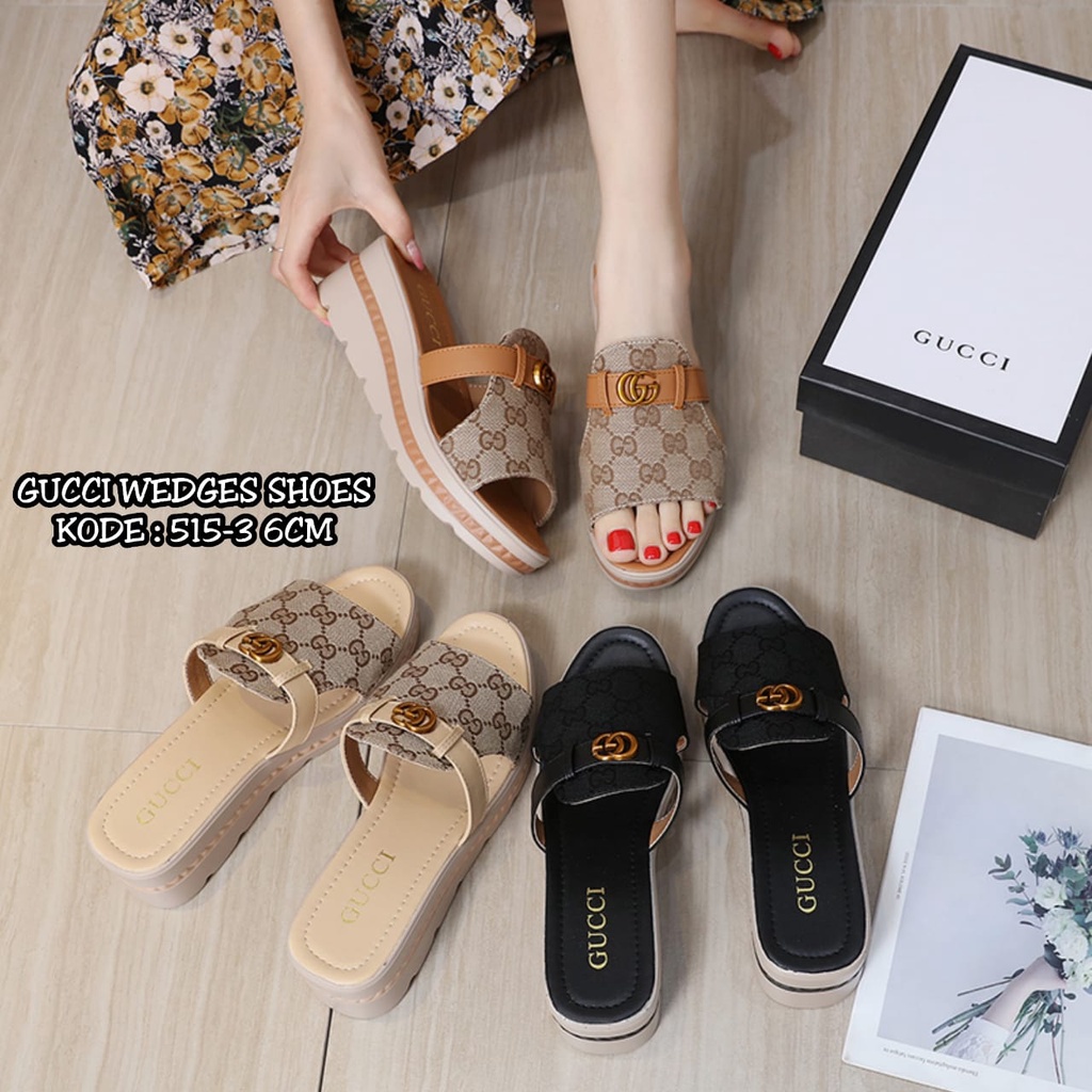 Wedges on sale gucci terbaru