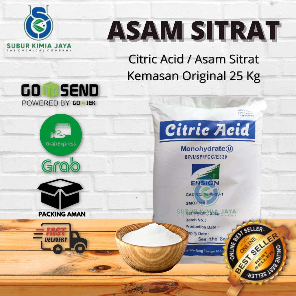 Jual Citric Acid Citrun Acid Asam Sitrun Asam Sitrat Kg Khusus Kurir Instant Shopee