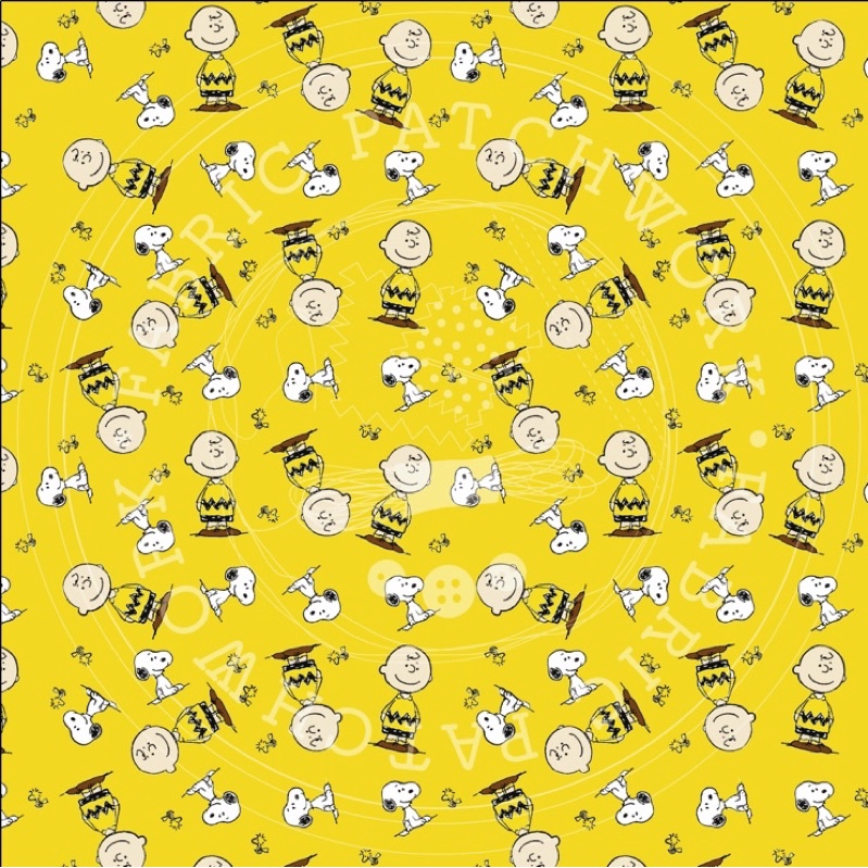 Jual Linen Fabric snoopy yellow 50x30cm Shopee Indonesia