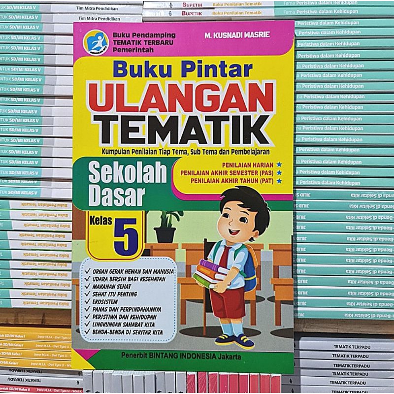 Jual BUKU PINTAR ULANGAN TEMATIK KELAS 1 2 3 4 5 6 SD BUKU PENDAMPING ...