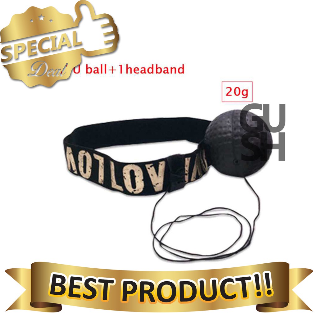 Jual Reflex Ball Samsak Latihan Tinju MMA Muay Thai Speed Punching 20gr