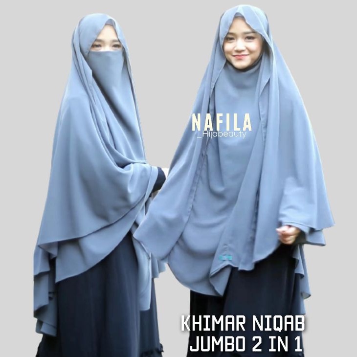 Jual Khimar Aminah Jumbo Size Xl Hijab Syari Ceruty Niqab Cadar Purdah Ori Raisa Shopee Indonesia 5040