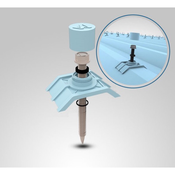 Jual Baut / Sekrup / Roofing Alderon + Weather Roof Seal 7cm Set (10pcs