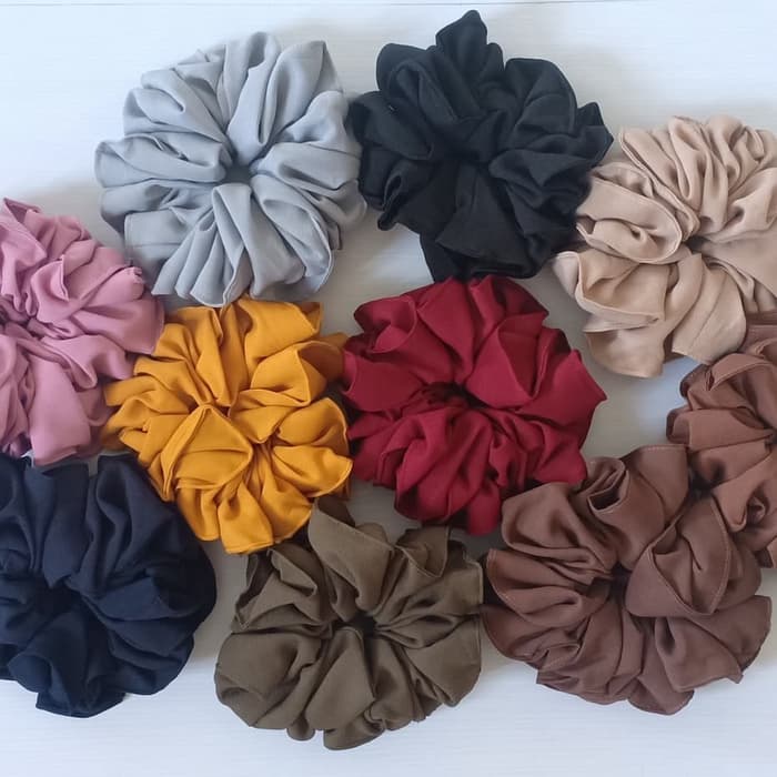 Jual CEPOL JUMBO Hijab / CEMOL Scrunchie / Ikat Rambut / Kuncir Rambut ...