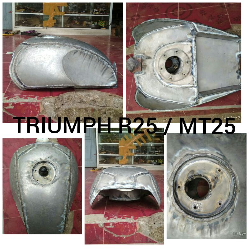 Jual tangki custom Triumph, pnp yamaha R25 | Shopee Indonesia