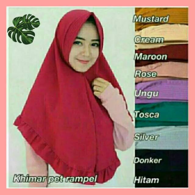 Jual KHIMAR PAD RAMPEL | Shopee Indonesia