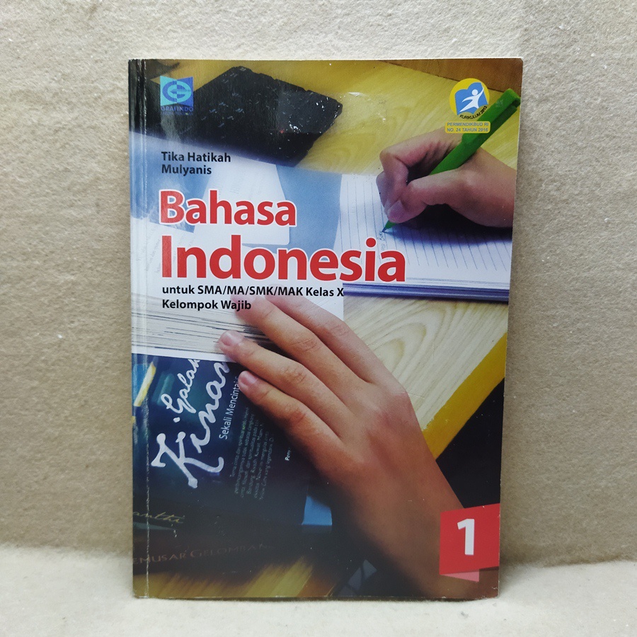 Jual Original Buku Bahasa Indonesia Jilid 1 Untuk SMA MA SMK MAK Kelas ...