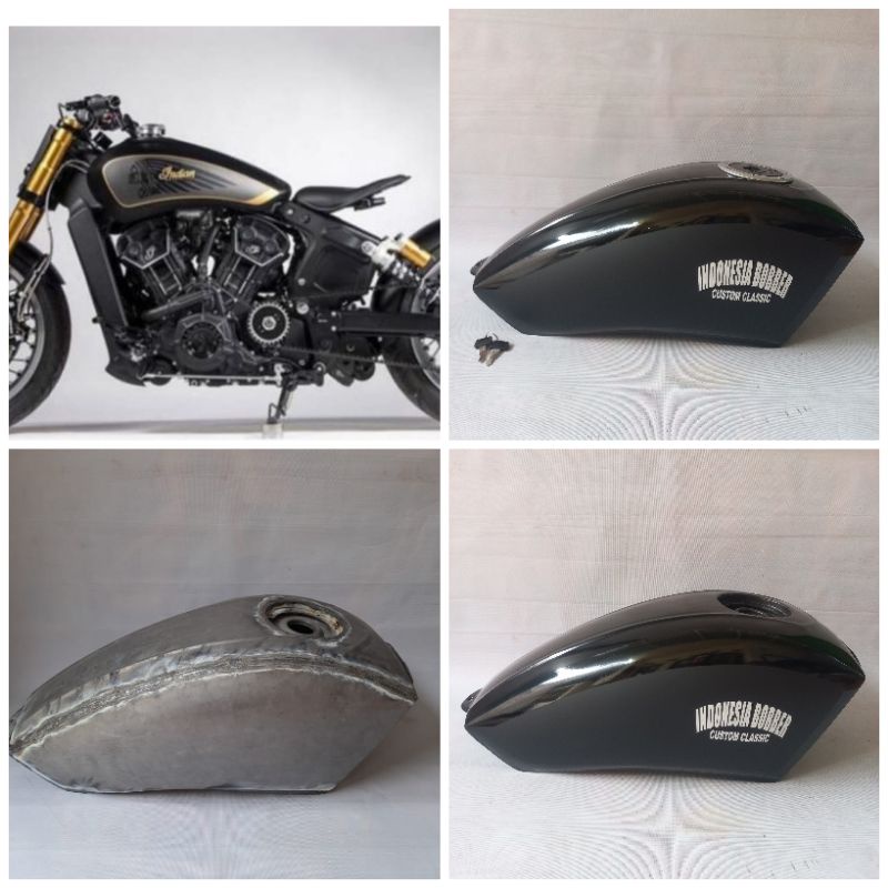 Jual Tangki custom japstyle chopper bobber scarambler caferacer indian