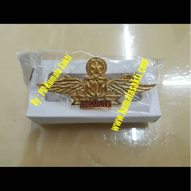 Jual Grosir-Wing Security Cor-Wing Satpam-Wing Satpam-Wing Security-Pin ...