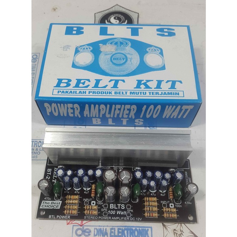 Jual KIT POWER AMPLIFIER 100 WATT STEREO DC 12 VOLT | Shopee Indonesia