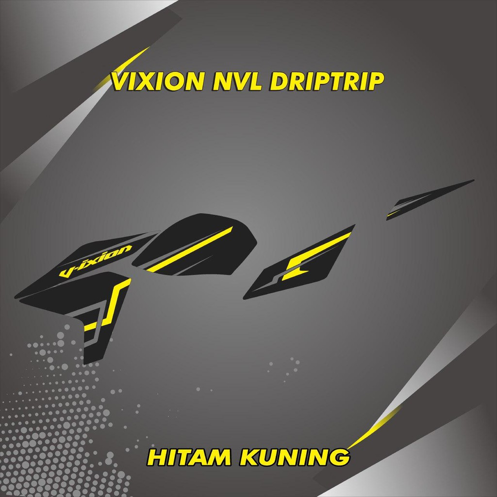 Jual Striping Stiker List Variasi Yamaha New Vixion Nvl 2013 2014 Grafis Motif Simple Dtrip 9090