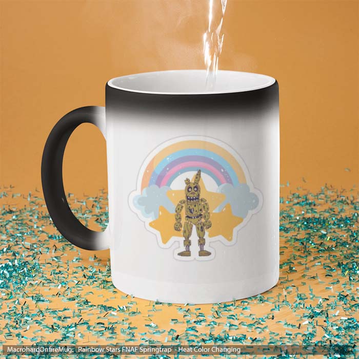 Jual Mug Magic Rainbow Stars FNAF Springtrap | Shopee Indonesia