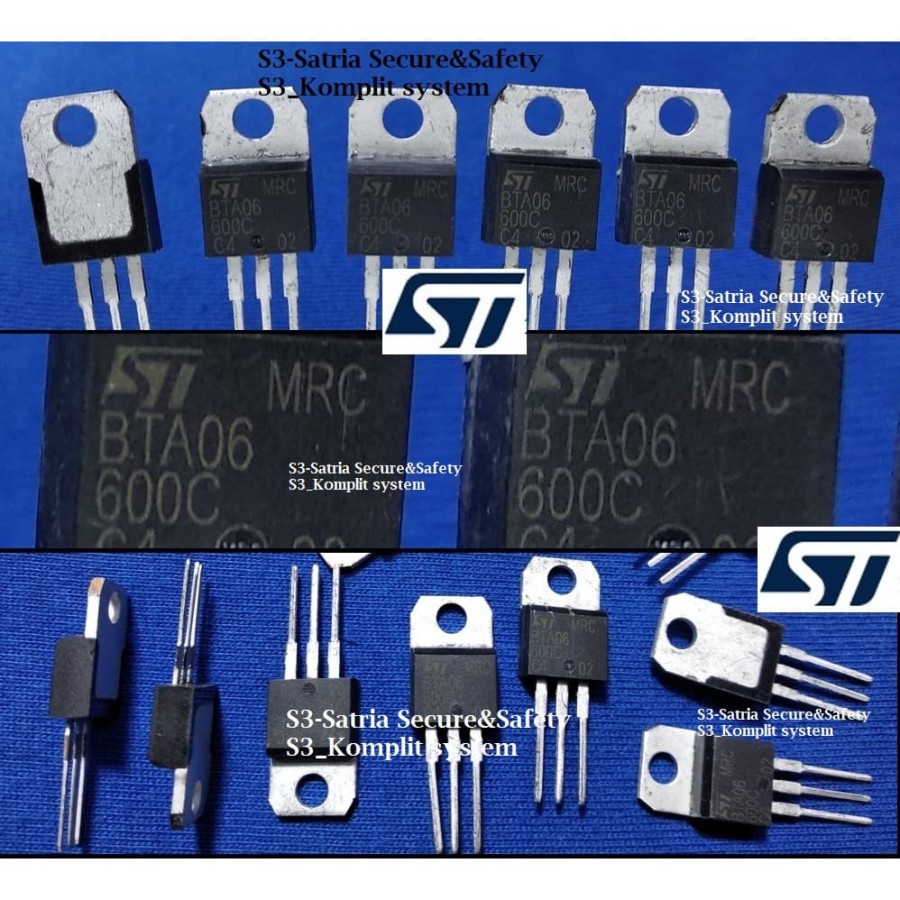 Jual ST BTA06 600C transistor BTA 06 600 C Mosfet | Shopee Indonesia