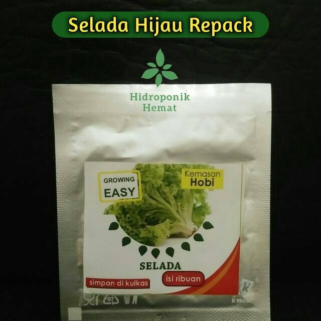 Jual Benih Selada Hijau Kemasan Repack Shopee Indonesia