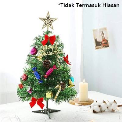 Jual Pohon Natal Mini Cm Pohon Natal Kecil Mini Untuk Hias Meja Kantor Rumah Bahan Pvc