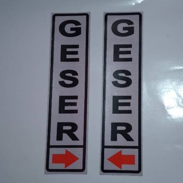 Jual Sticker geser pintu stiker geser kanan kiri pintu sliding luar ...