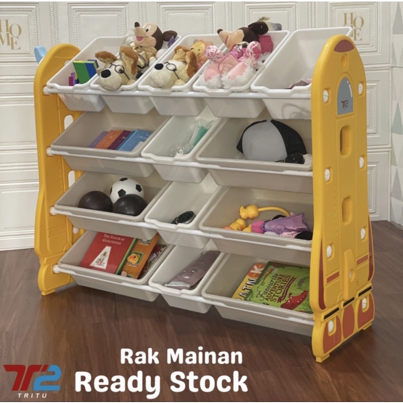 Jual Rak mainan anak/Rak roket susun/Rak penyimpanan mainan/Rak ...