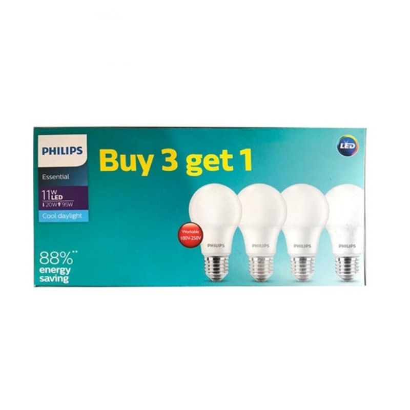 Jual Lampu PHILIPS LED Paket 5W 6W 7W 8W 9W 10W 11W 12W - LED Multipack ...