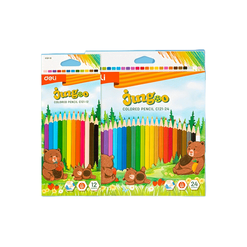 Jual Deli Colored Pencil / Pensil Warna Lucu 12 24 Warna Pewarnaan ...