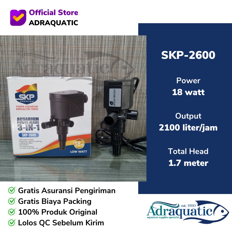 Jual Skp Power Head Submersible Pump Pompa Air Celup Filter