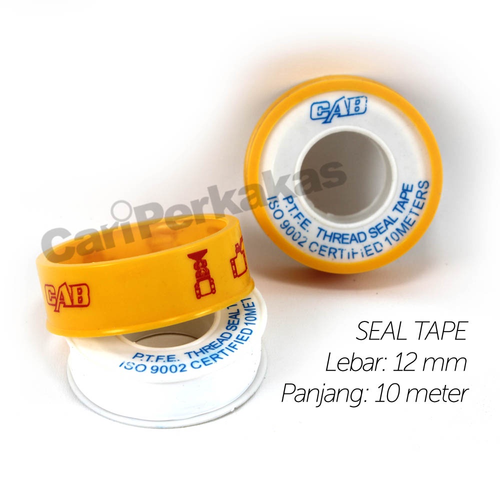 Jual Seal Tape Mm Meter Isolasi Keran Air Selotip Pipa Kran Air Solasi Shopee Indonesia