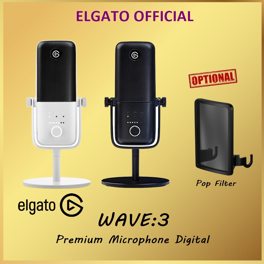 Jual Elgato Wave:3 Mic Wave 3 Premium Microphone Digital Wave 3 ...