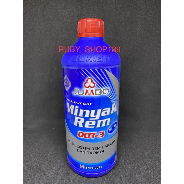 Jual Minyak Rem JUMBO DOT-3 Brake Fluid (Merah/Putih) | Shopee Indonesia